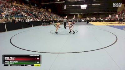 5A - 113 lbs Quarterfinal - Kyle Rector, Salina-South vs Jase Adam, Salina Central