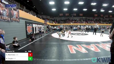 49 lbs Round Of 16 - Colton Martinez, Lions Wrestling Academy vs Nixon Coyle, Standfast