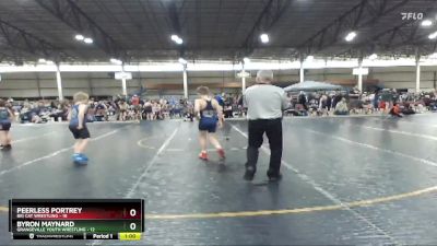 82 lbs Semis & 1st Wrestleback (8 Team) - Peerless Portrey, Big Cat Wrestling vs Byron Maynard, Grangeville Youth Wrestling