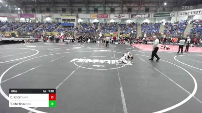 61 lbs Quarterfinal - Cheston Knorr, Sargent Wrestling vs Timmy Martinez, Ridge Wrestling Club