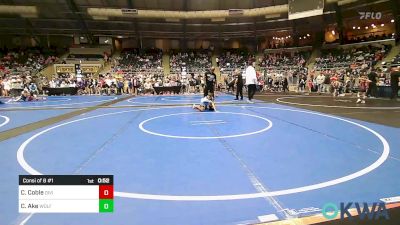 58 lbs Consi Of 8 #1 - Cooper Coble, Division Bell Wrestling vs Collin Ake, Wolfpak Wrestling