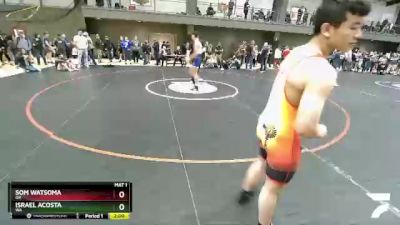 145 lbs Champ. Round 2 - Som Watsoma, OR vs Israel Acosta, WA