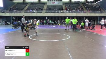 70 lbs Quarterfinal - Mason Gibson, Pikesville vs Thomas Caprion, Woodbine