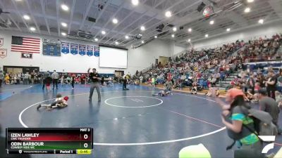 53 lbs Champ. Round 2 - Izen Lawley, CWC Thunder vs Odin Barbour, Cowboy Kids WC