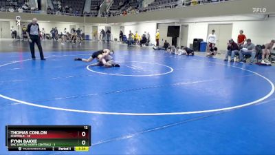 135 lbs Semis & 1st Wrestleback (8 Team) - Fynn Bakke, UNC (United North Central) vs Thomas Conlon, Chatfield