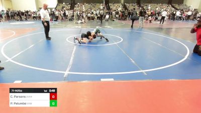 71-M2 lbs Semifinal - Casen Parsons, Overtime vs Peter Palumbo, Vougar's Honors Wrestling