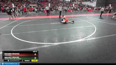 97 lbs Cons. Round 5 - Brooks Krauss, Askren Wrestling Academy vs Rayden Kramas, Marshfield