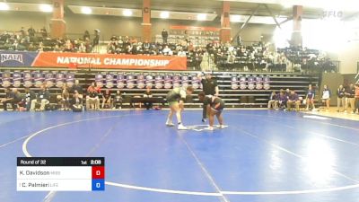 191 lbs Round Of 32 - Kori Davidson, Missouri Valley vs Catherine Palmieri, Life