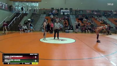 152 lbs Round 1 - Coen Fortenberry, Grissom Hs vs Benjamin Adams, Florence