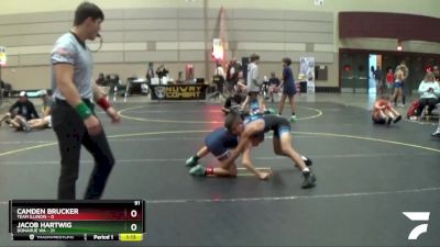 91 lbs Round 4 (6 Team) - Jacob Hartwig, Donahue WA vs Camden Brucker, Team Illinois