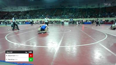 150 lbs Round Of 16 - Redus Bowman, McAlester vs Cooper Perkins, Stillwater