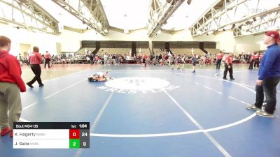 77 lbs Rr Rnd 5 - Kane Hagerty, Washington Twp vs John Saile, Neshaminy Youth Wrestling