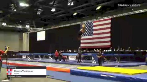 Ghavyn Thompson - Tumbling, Aspire - 2021 USA Gymnastics Championships