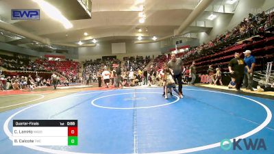 75-83 lbs Quarterfinal - Chevy LamHo, Wagoner Takedown Club vs Braylie Calcote, Tahlequah Wrestling Club