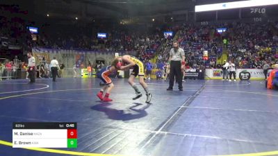 82 lbs Round Of 16 - Matteo Danise, Nazareth vs Easton Brown, Kiski Area