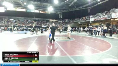 132G Cons. Round 5 - Hailie Ballou, Nyssa Girls vs Abby Wegner, Skyline Girls