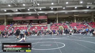 65 lbs Round 5 (6 Team) - Waverly Malloy, The Untouchables vs Mackenzie Williamson, Nebraska Wrestling Academy