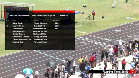 Youth Girls' 200m, Semi-Finals 6 - Age 17-18