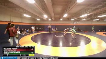 112-115 lbs Round 3 - Makenzi McCoy, Bruin Wrestling Club vs Rhiannon Towers, Olympus