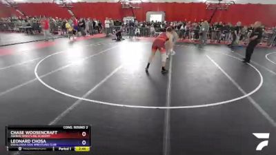 220 lbs Cons. Round 2 - Chase Woosencraft, Askren Wrestling Academy vs Leonard Chosa, Oskaloosa Kids Wrestling Club