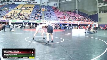 197 lbs Placement (4 Team) - Nicholas Copley, Glenville State University vs Brylan Clouse, Lake Erie