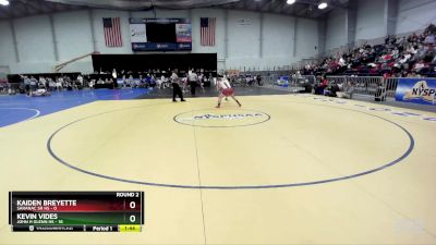 152 lbs Round 2 (3 Team) - Kevin Vides, John H Glenn HS vs Kaiden Breyette, Saranac Sr HS