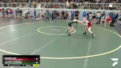 92 lbs Rr1 - Hayden May, Interior Grappling Academy vs Hayden Campbell, Marathon Wrestling Club