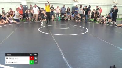 60 lbs Round 3 - Miles Cooley, 84 Athletes (VA) vs Opie Gainer, Mineral Wells Bulldawgs