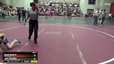 95 lbs Cons. Semi - Jack Bazzell, Chelsea Swarm Wrestling vs Isaac Bagley, Alpha Elite