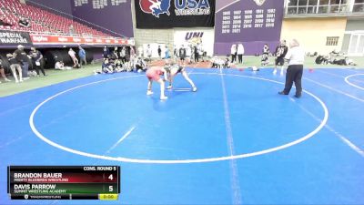 150 lbs Cons. Round 5 - Justin Avila, Big Game Wrestling Club vs Hunter Hancock, Arizona