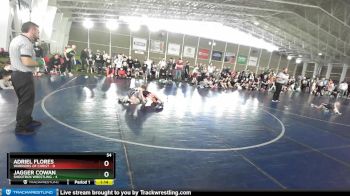 54 lbs Quarters & Wb (16 Team) - Jagger Cowan, Shootbox Wrestling vs Adriel Flores, Warriors Of Christ