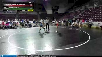 W-124 lbs Round 1 (16 Team) - Isabella Marie Gonzales, California vs Bella Hernandez, Montana