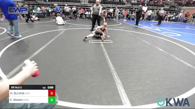 66 lbs Rr Rnd 3 - Hudson Burdick, Perry Wrestling Academy vs Easton Bowen, Mindset Wrestling