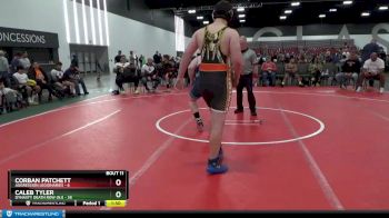 209 lbs Round 3 (8 Team) - Corban Patchett, Aggression Legionaries vs Caleb Tyler, Dynasty Death Row (NJ)