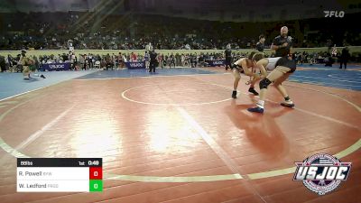 88 lbs Consi Of 8 #2 - Ross Powell, Bristow Youth Wrestling vs Wyatt Ledford, Prodigy Elite Wrestling