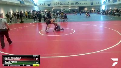 165 lbs Prelim - Jalen Cornelius, Shenandoah University vs Isaac Ponce, Marymount