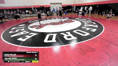 120 lbs Champ. Round 1 - Zach Miller, Frankfort (LINCOLN-WAY EAST) vs Kalani Khiev, Carol Stream (GLENBARD NORTH)