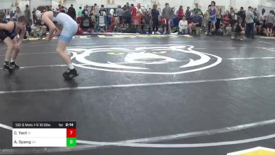 132-E Mats 1-5 10:30am lbs Round Of 32 - Chayce Yant, IN vs Ashley (AJ) Spang, OH