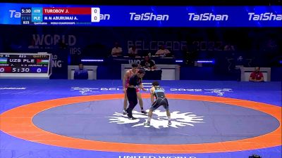 61 kg Qualif. - Jahongirmirza Turobov, Uzbekistan vs Ali M M Aburumaila, Palestine