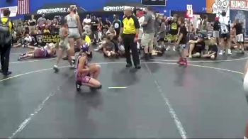 82 lbs Round 5 (6 Team) - Ethan Halstead, Steel Valley vs Lyzah Behn, Team Gotcha