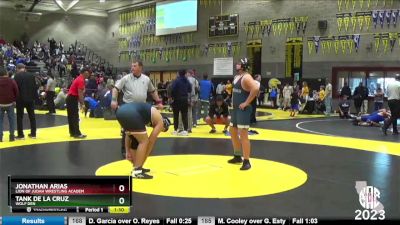 205 lbs Semifinal - Tank De La Cruz, Wolf Den vs Jonathan Arias, Lion Of Judah Wrestling Academ