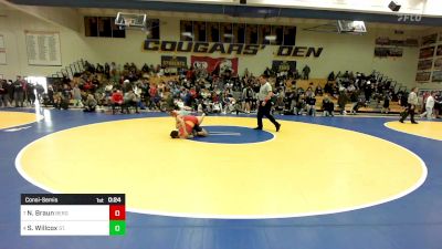 109 lbs Consolation - Nathan Braun, Bergen Catholic (NJ) vs Sean Willcox, St. John Bosco