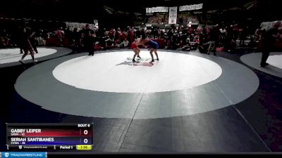 136 lbs Round 3 (4 Team) - Gabby Leiper, SAWA vs Seriah Santibanes, CVWA