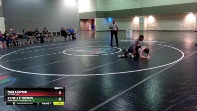 106 lbs Round 1 (16 Team) - Kynelle Brown, Brawlers YoungBucks vs Max Layman, STL Red
