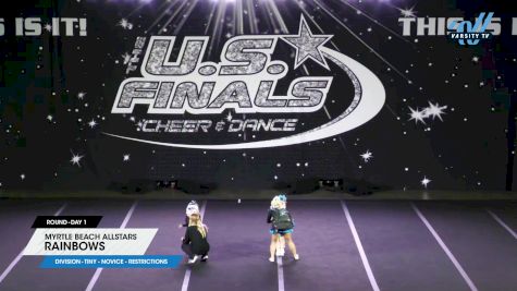 Myrtle Beach Allstars - Rainbows [2024 L1 Tiny - Novice - Restrictions Day 1] 2024 The U.S. Finals: Myrtle Beach