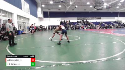 150 lbs Cons. Round 4 - Sebastian Barajas, Sj Bosco vs Joshua Hernandez, Hesperia