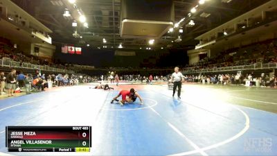 132 lbs Cons. Round 2 - Jesse Meza, Oakdale vs Angel Villasenor, Pitman