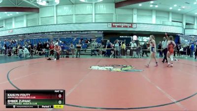 115 lbs Quarterfinal - Kahlyn Fouty, Whiteland Wrestling Club vs Ember Zupanc, CrassTrained: Weigh In Club