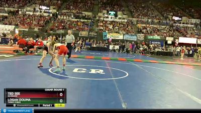 Champ. Round 1 - Logan Douma, Three Forks vs Ted See, Glasgow