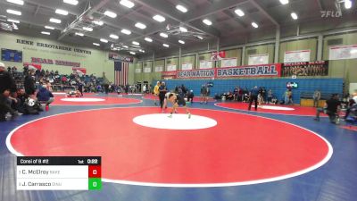 115 lbs Consi Of 8 #2 - Caleb McElroy, Bakersfield vs Jasias Carrasco, Dinuba